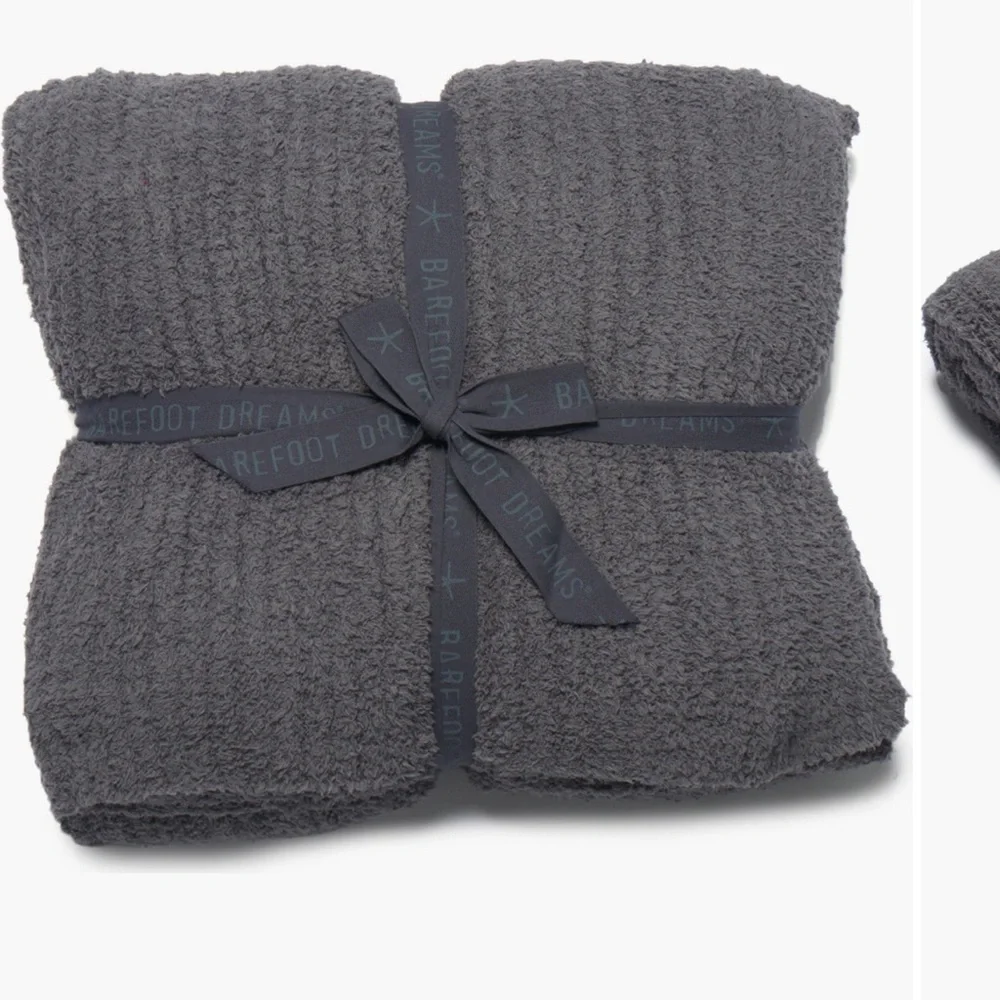 Barefoot Dreams NWT King Cozy Chic Ribbed Bed Blanket